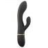 Vibrator Dorcel Glam Rabbit cu acumulator și stimulator clitoridian (negru)