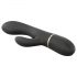 Vibrator Dorcel Glam Rabbit cu acumulator și stimulator clitoridian (negru)