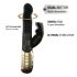 Vibrator Dorcel Baby Rabbit 2.0 cu acumulator, pentru clitoris (negru-auriu)