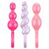 Satisfyer Booty Call - set de dopuri anale - colorat (3 piese)