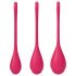 Satisfyer Yoni Power 1 - set de bile geisha - roșu (3 piese)