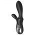 Satisfyer Heat Climax+ - vibrator anal inteligent, încălzitor, cu braț (negru)