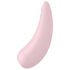 Satisfyer Curvy 2+ - vibrator inteligent cu stimulare clitorală prin unde de aer (roz)