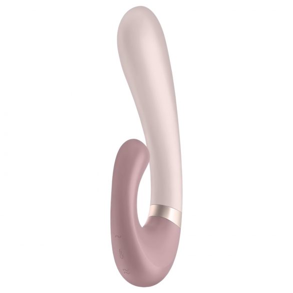 Satisfyer Heat Wave - vibrator inteligent cu încălzire și braț (bej)