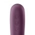 Satisfyer Dual Kiss - 2în1, vibrator vaginal și clitoridian cu acumulator (mov)