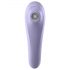 Satisfyer Dual Pleasure - vibrator inteligent cu unde de aer 2în1 (violet)