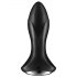 Satisfyer Rotator Plug 1 - vibrator anal cu perle (negru)