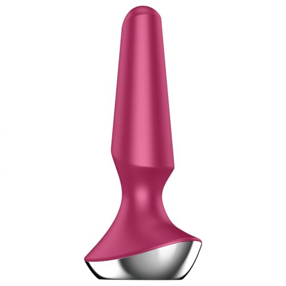 Satisfyer Plug-ilicious 2 - vibrator anal inteligent (roșu)