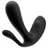 Satisfyer Top Secret Plus - vibrator inteligent cu 3 brațe (negru)