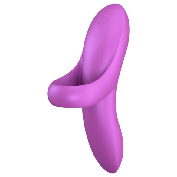 Satisfyer Bold Lover - vibrator pentru deget, reîncărcabil și impermeabil (roz)