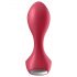 Satisfyer Backdoor Lover - vibrator anal reîncărcabil și impermeabil (roșu)