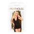 Rochie Halter și Tanga „Cutremur Pământesc” de la Penthouse (Negru) - M/L