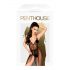 Body din dantelă cu voal de tul Penthouse Best Forplay (negru)  - M/L