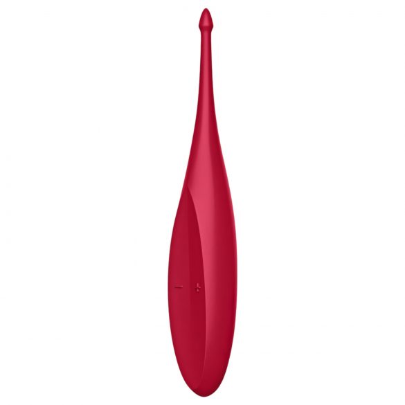 Satisfyer Twirling Fun - vibrator clitoridian impermeabil cu acumulator (roșu)