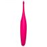 Satisfyer Twirling Fun - vibrator clitoridian rezistent la apă, magenta, reîncărcabil