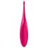 Satisfyer Twirling Fun - vibrator clitoridian rezistent la apă, magenta, reîncărcabil