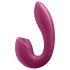 Satisfyer Sunray - vibrator 2în1 cu unde de aer, reîncărcabil (roșu)