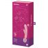 Satisfyer Triple Lover - Vibrator pentru punctul G și masaj (roz)