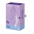 Satisfyer Curvy Trinity 2 - vibrator 2în1 cu unde de presiune și acumulator (mov)