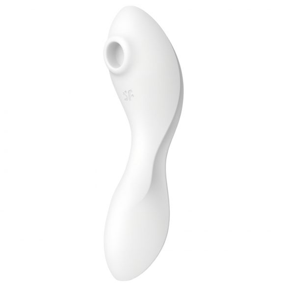 Satisfyer Curvy Trinity 5+ - vibrator inteligent 2 în 1 (alb)