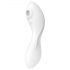 Satisfyer Curvy Trinity 5+ - vibrator inteligent 2 în 1 (alb)