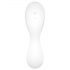 Satisfyer Curvy Trinity 5+ - vibrator inteligent 2 în 1 (alb)