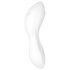 Satisfyer Curvy Trinity 5+ - vibrator inteligent 2 în 1 (alb)