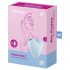 Satisfyer Cutie Heart - vibrator clitoridian cu unde de presiune și acumulator (albastru)