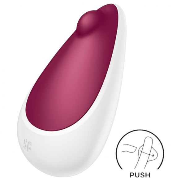 Satisfyer Spot On 3 - vibrator clitoridian cu acumulator (roșu)