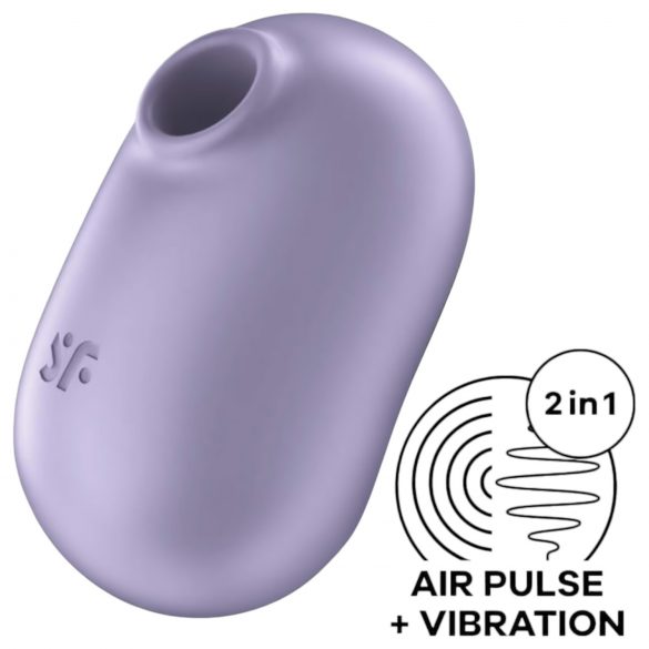 Satisfyer Pro To Go 2 - stimulent clitoridian cu unde de aer, cu acumulator (violet)