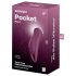 Satisfyer Pocket Pro 1 - stimulator clitoridian cu unde de presiune, cu acumulator (mov)