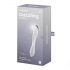 Satisfyer Dazzling Crystal 1 - Dildo din sticlă cu 2 capete (transparent)