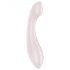 Satisfyer G-Force - vibrator reîncărcabil, impermeabil pentru punctul G (bej)