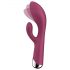 Satisfyer Spinning Rabbit 1 - vibrator cu braț rotativ pentru clitoris (roșu)