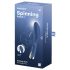 Satisfyer Spinning Rabbit 1 - vibrator cu braț rotativ pentru clitoris (albastru)