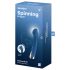 Satisfyer Spinning G-Spot 1 - vibrator pentru punctul G cu cap rotativ (albastru)