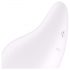 Satisfyer Dew Drop - vibrator clitoridian USB, rezistent la apă (alb)