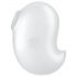 Satisfyer Cutie Ghost - Stimulator clitoridian cu unde de aer, reîncărcabil (alb)