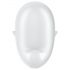 Satisfyer Cutie Ghost - Stimulator clitoridian cu unde de aer, reîncărcabil (alb)