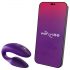 We-Vibe Sync - vibrator de cuplu inteligent, cu acumulator, radio (mov)