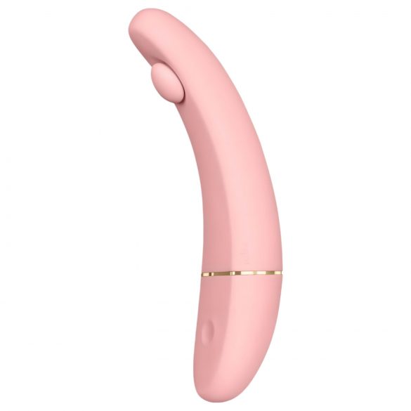 Vibrator OhMyG pentru punctul G, cu acumulator, pulsatil (roz)