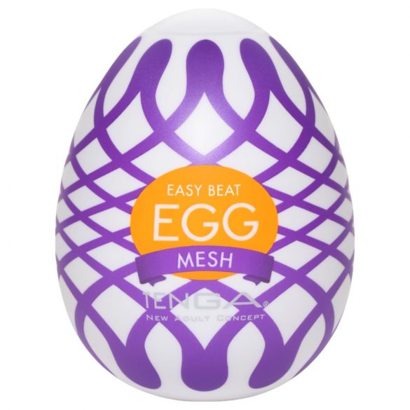 Ou cu textură TENGA Egg Mesh - ou pentru masturbare (1 buc)