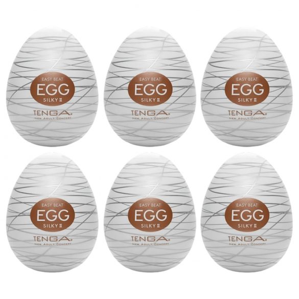 TENGA Egg Silky II - ou masturbator (6 buc)