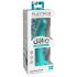 Dillio Curious Five - dildo din silicon (15cm) - turcoaz