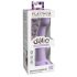 Dillio Explorator Secret - dildo violet cu ventuză (17cm)