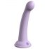 Dillio Explorator Secret - dildo violet cu ventuză (17cm)