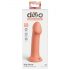 Dillio Big Hero - Dildo din silicon cu bază de ventuză (17cm) - portocaliu