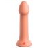 Dillio Big Hero - Dildo din silicon cu bază de ventuză (17cm) - portocaliu