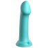 Dillio Big Hero - dildo cu ventuză (17cm) - turcoaz