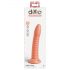 Dillio Wild Thing - dildo striat (19cm) - portocaliu